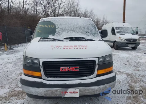 2019 GMC Savana 2500 Work Van z USA, uszkodzony, nr VIN 1GTW7AFG7K1340288